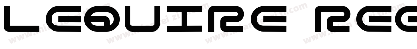 Lequire Regular字体转换
